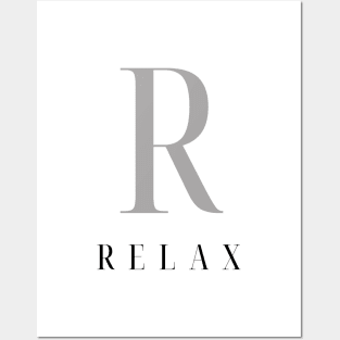 Relax Posters and Art